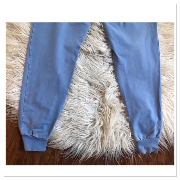Anthropologie Saturday Sunday Joggers Blue Pull On Size Extra Small - Picture 5 of 7